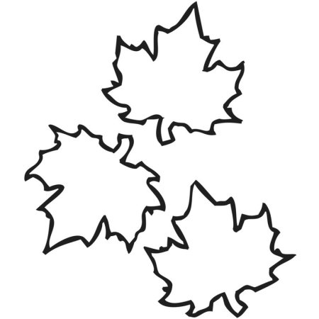 Кленовый лист шаблон