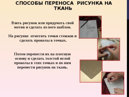 Способы переноса изображения на ткань
