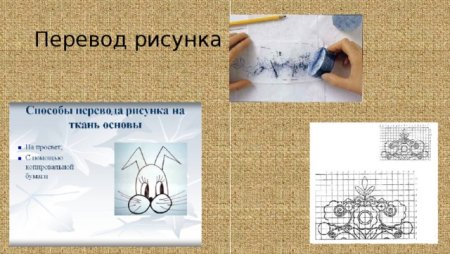 Перевести рисунок на ткань