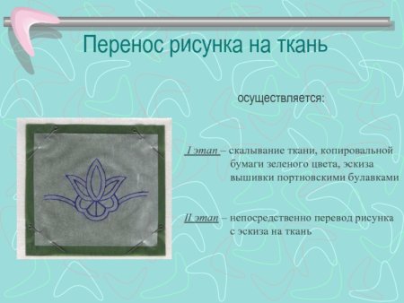 Перенос рисунка с бумаги на ткань