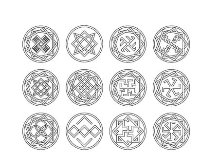 Славянские обереги эскизы