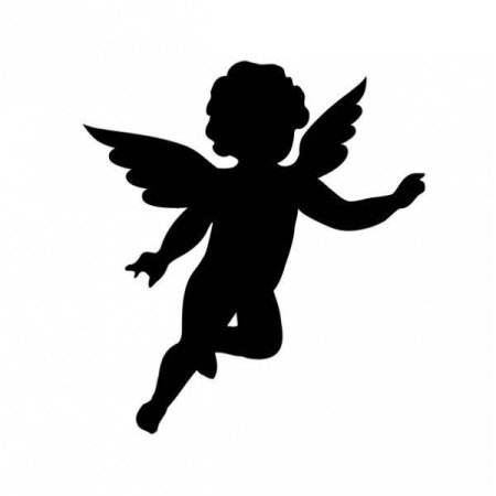 Трафарет ангел рисунок (47 фото)