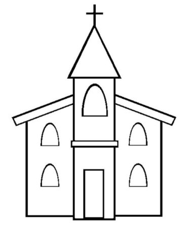 Храм раскраска