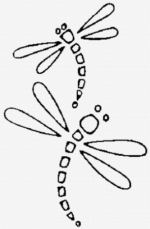 Стрекоза DXF