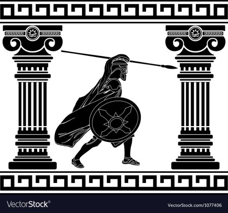 Греческие рисунки вектор