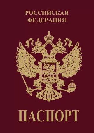 Трафарет "паспорт"