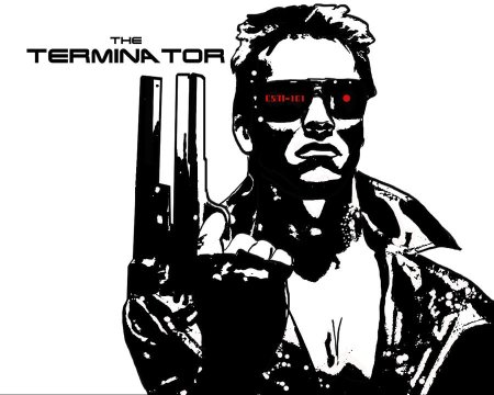 Трафарет Терминатор