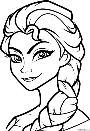 Портрет Эльзы из холодного сердца