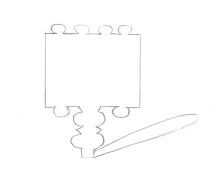 Прялка контур