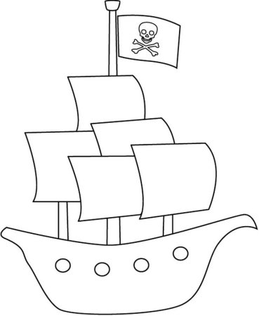 Парусник раскраска
