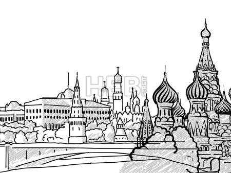 Собор Василия Блаженного схематично