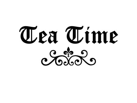 Tea time надпись