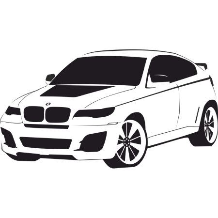 BMW x5 silhouette