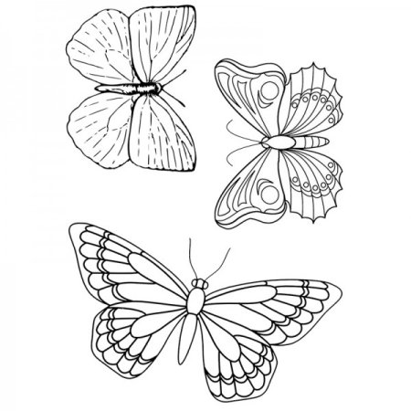 Трафареты для 3д ручки бабочка