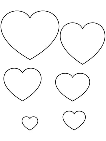 Сердце шаблон