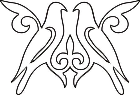 Зооморфные орнаменты казахские