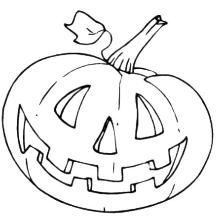 Тыква контур Helloween