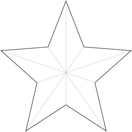 Трафарет звезды (50 фото)