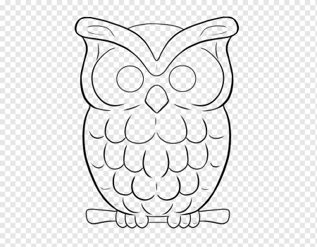 Трафарет Совы для аппликации