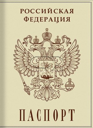 Паспорт РФ обложка