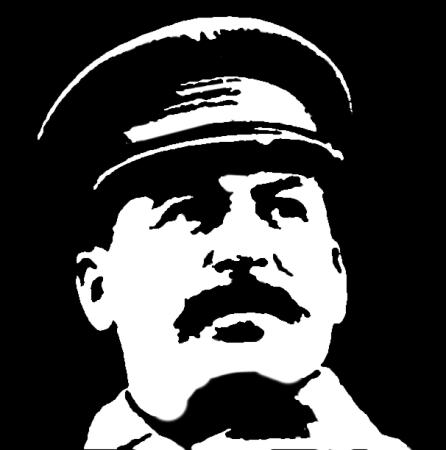 Иосиф Сталин силуэт