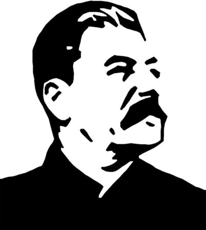 Иосиф Сталин силуэт