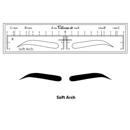 Трафареты для бровей cc Brow Eyebrow Stencil