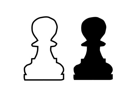 Трафарет шахматных фигур (41 фото)
