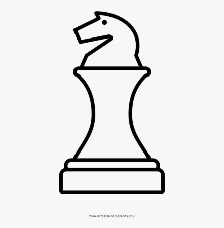 Шахматные фигуры раскраска