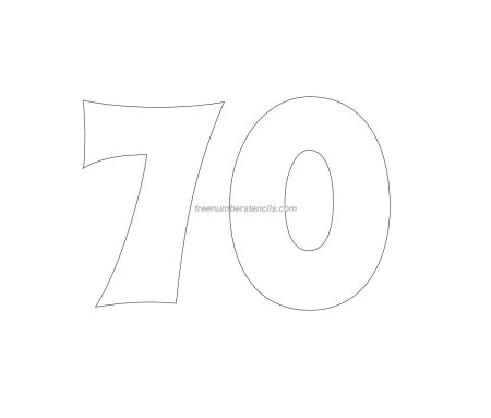Цифра 70