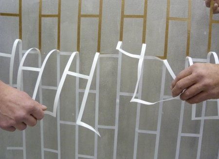 Трафарет кирпичной кладки