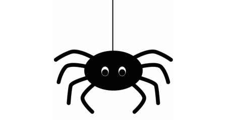Паук силуэт