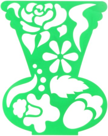 Трафарет вазы для цветов
