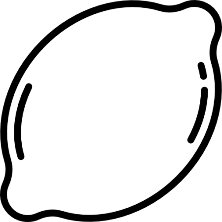 Лимон силуэт