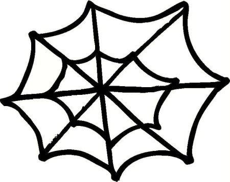 Трафарет паутины на хэллоуин (44 фото)