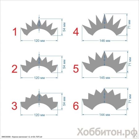 Корона из мастики трафарет
