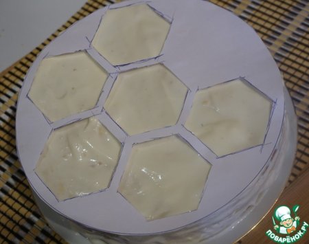 Трафарет пчелы для торта
