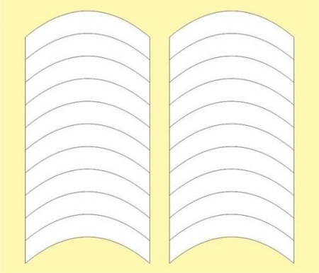 Трафарет для френча