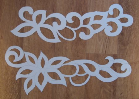 Орнамент из фетра для восточного костюма