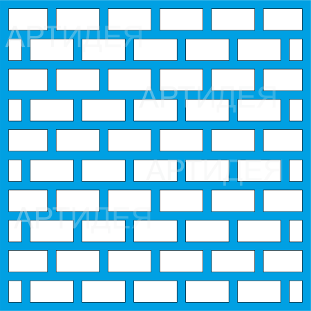 Трафарет кирпич