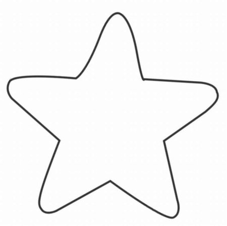 Пятиконечная звезда диаметр 10см