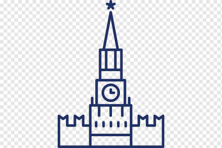 Спасская башня Кремля вектор