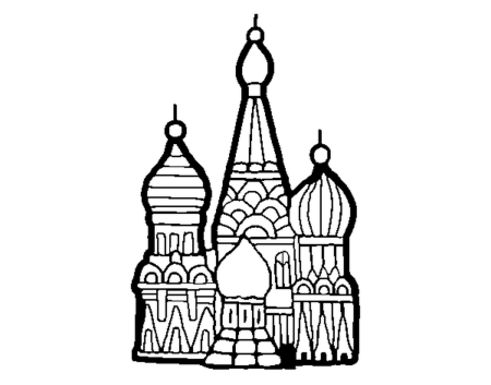 Собор Василия Блаженного рисунок