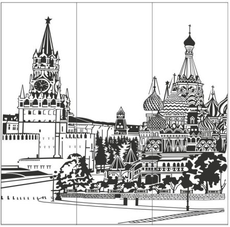 Кремль очертания