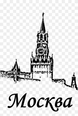 Силуэт Московского Кремля