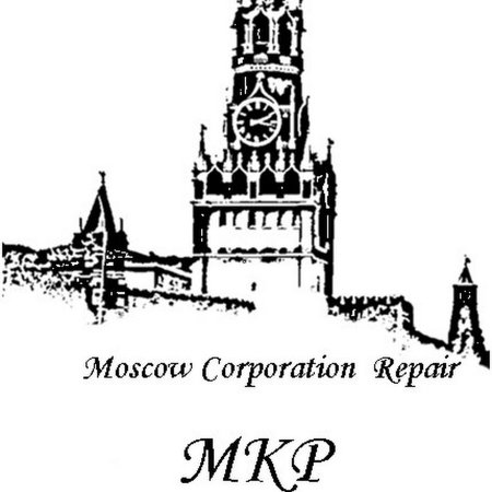 Контурное изображение Москвы