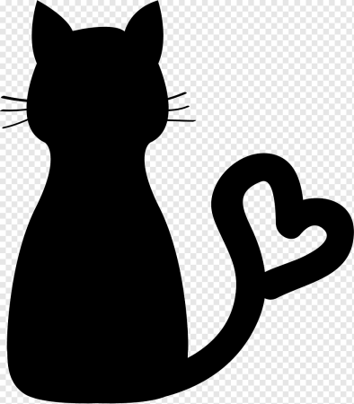 Силуэты котов