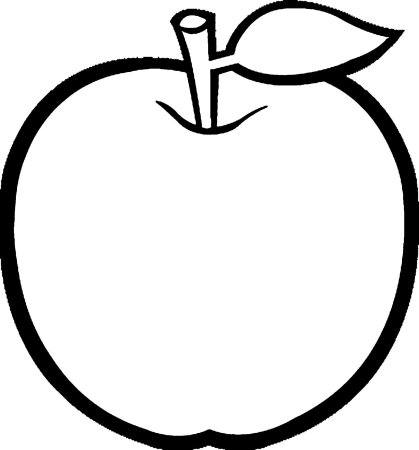 Трафарет яблочка (43 фото)