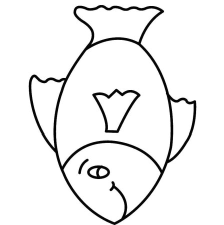 Шаблон рыбки