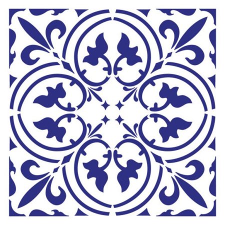 Плитка азулежу трафарет